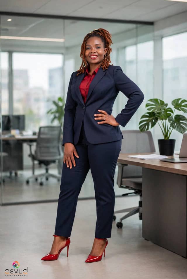 Mighty Africa team member ready to assist customers